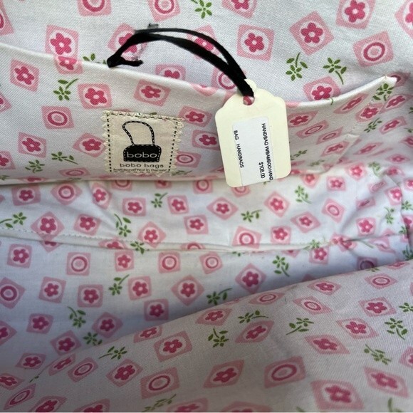 Bobo Bags Handcrafted in Denver Lime Green & Black Handbag Purse Bamboo Handles - Picture 13 of 15